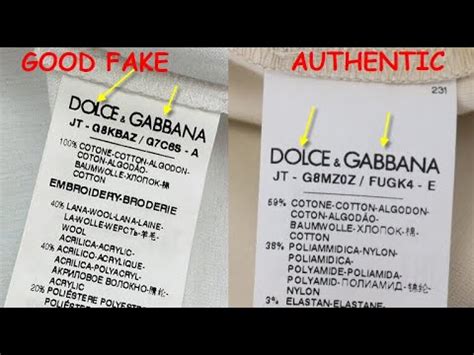 how to spot fake dolce and gabbana shirt|false dolce gabbana.